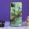 Чехол с рисунком милых черепах для iPhone 13 11 14 Pro Max 12 mini, полный чехол для iPhone XR XS Max X 7 8 Plus SE 2020