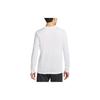 Nike Мужская пуловерная футболка с круглым вырезом и длинными рукавами Dri-FIT, белые топы, белый DX0994-100