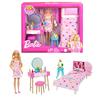 Mattel Barbie Милая Розовая Спальня (Как показано в фильме «Барби») - Игровой набор «Кукла-переодевашка» (От 3 лет и старше) HPT55