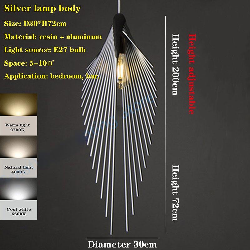 Декоративная люстра в стиле ретро, мягкая декоративная модель для комнаты, кованое железо, крыло птицы, подвесной провод, настенная лампа для спальни