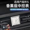 Для BYD Equation Leopard 5 2023-2025 Автомобильный центральный пульт управления Кварцевые часы Модифицированные аксессуары
