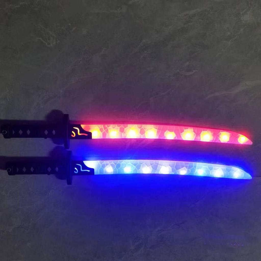 Men's & Children's Telescopic Seven-Color Laser Sword - Flashing Light for Street Vending & Night Markets