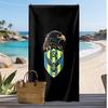 duhok sport club Printed Beach Towel Quick Dry Soft TowelPortable Large Rectangular Beach Blanket for Travel Swimming Pool