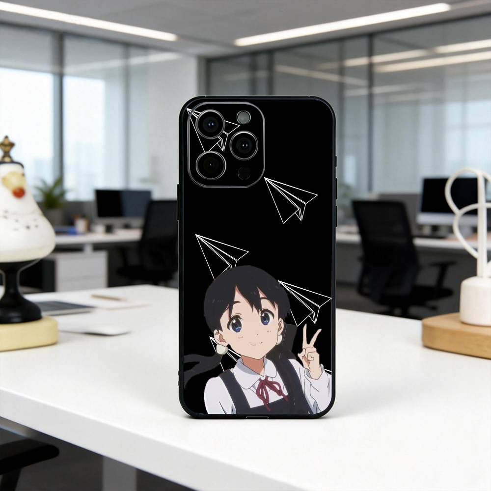 T-Tamako Market K-Kitashirakawa Phone Case For iPhone 17,16,15,14,13,12,11 Plus,Pro Max,XS,Soft Silicone Black Cover