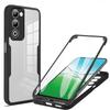 360 Full Body Protective Phone Case For OPPO A2 A3 A3X A5 A5X A9 A15 A32 A33 A35 A36 Transparent PC+TPU Shockproof Bumper Cover