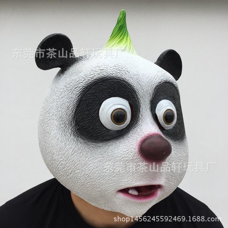 Panda and Little Mole Six children's performance props: a little mole and a panda Cute and funny masks