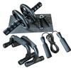 5-Piece Fitness Set: Ab Wheel & Push-Up Bars for Comprehensive Core Training