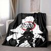 1pc Demon Slayer Soft Comfortable Blanket Digital Print, All Season Multipurpose Knit Fabric Bedding, Office, Sofa Home Decor Blanket