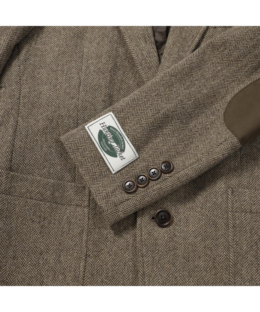 BRENTWOOD [Hunting Jacket] Wool Blended Herringbone Hunting Jacket Brjcw25453Brx