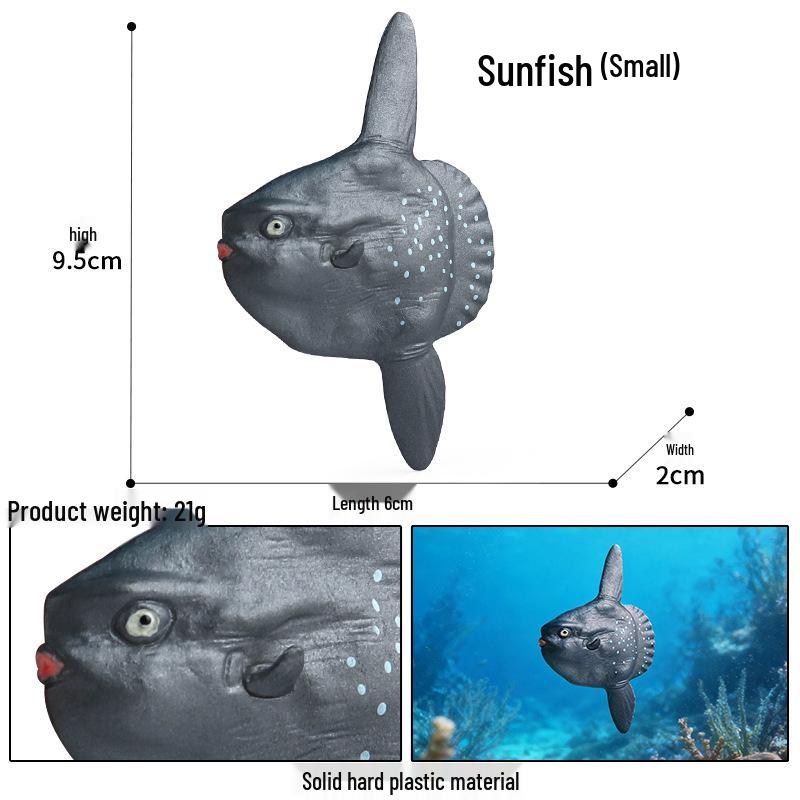 Ocean Wildlife Simulation Toy Set: Sea Turtle, Shark, Whale, Sea Lion, Tiger Shark, Manta Ray, Seal, Grouper.