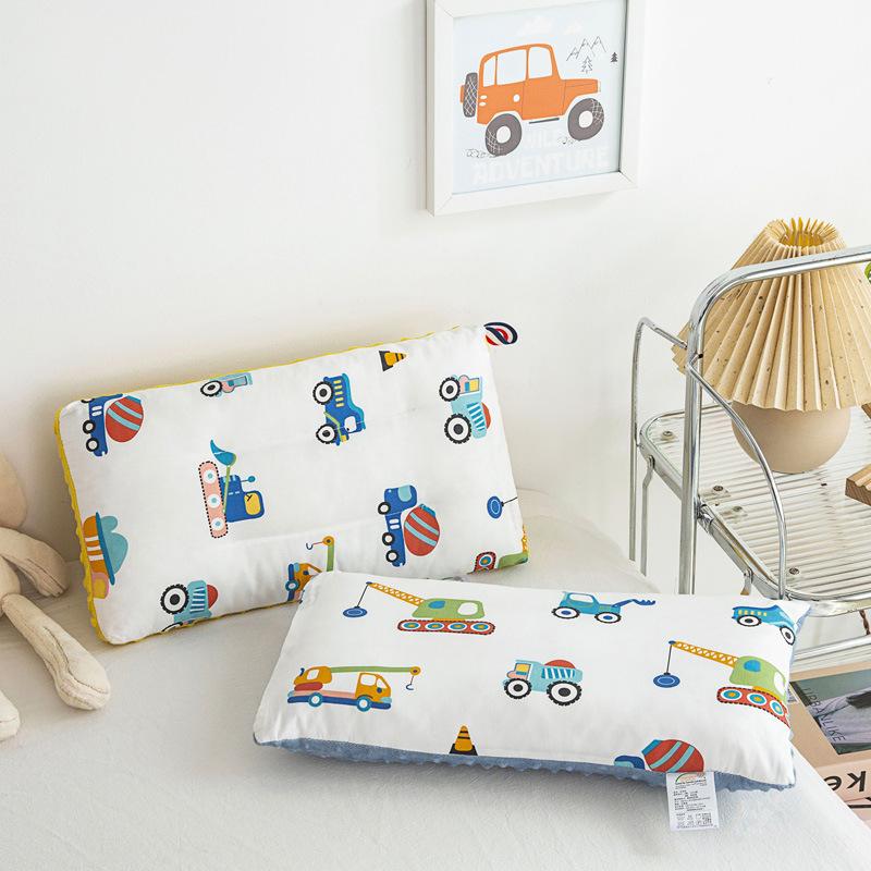 Children's Cotton Soothing Doudou Pillow for Home Kindergarten Children's Nap Pillow Cartoon Pillow