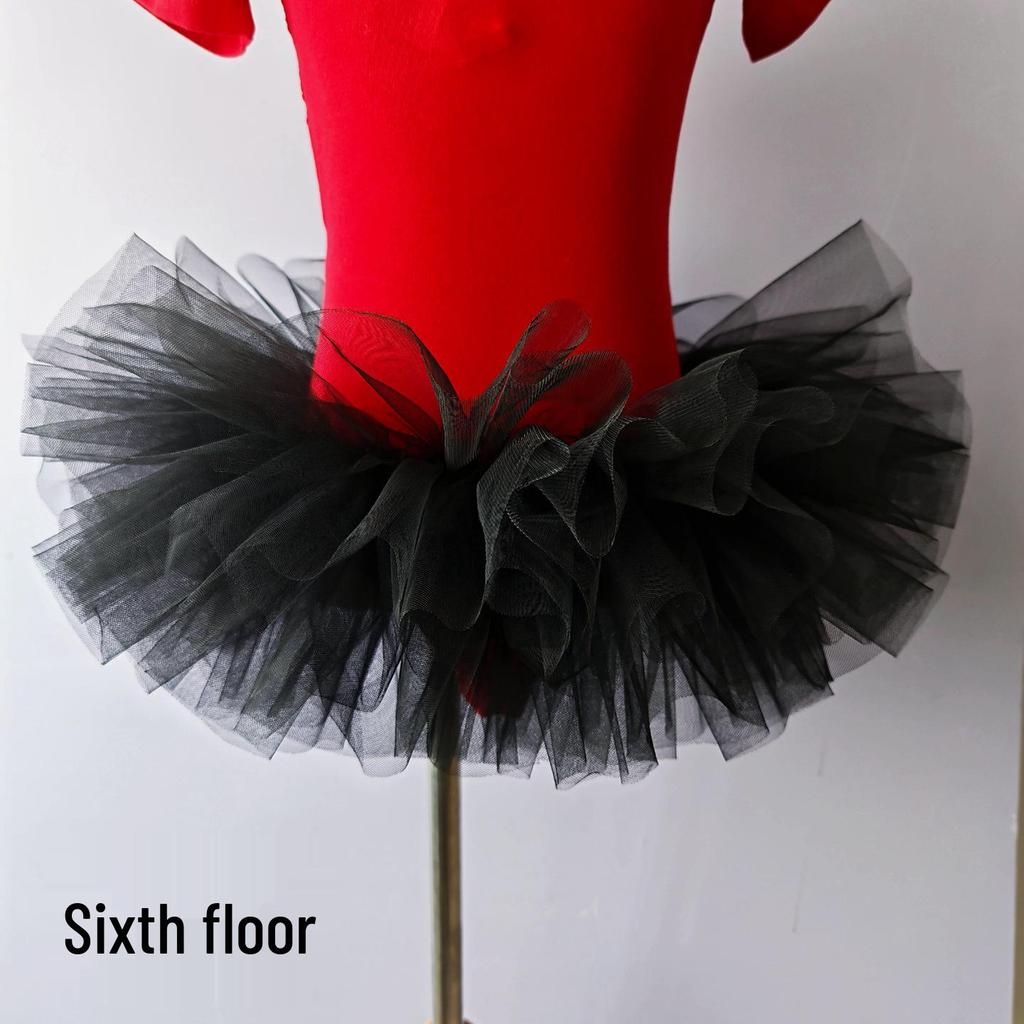 Детская юбка для танцев из шести слоев - мягкая фатиновая пачка принцессы