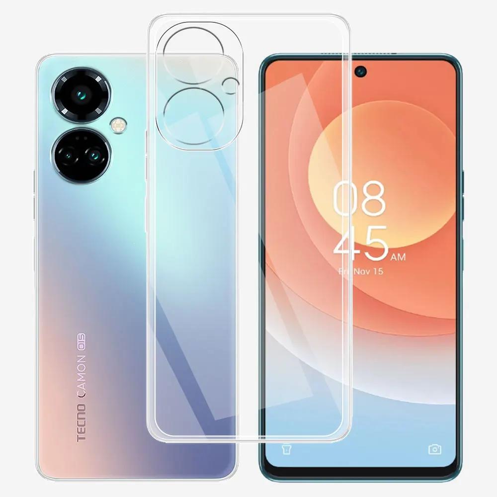 Для Tecno Camon 19 Pro Чехол Противоударный Прозрачный Силиконовый Мягкий Чехол Для Телефона Чехол Для Tecno Camon 19 Neo Coque Tecno Camon 19 Fundas