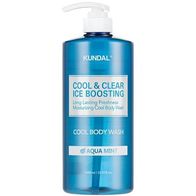 Охлаждающий гель для душа Cool & Clear Ice Boosting с ароматом аквамяты, 1,058 л, 1 шт.