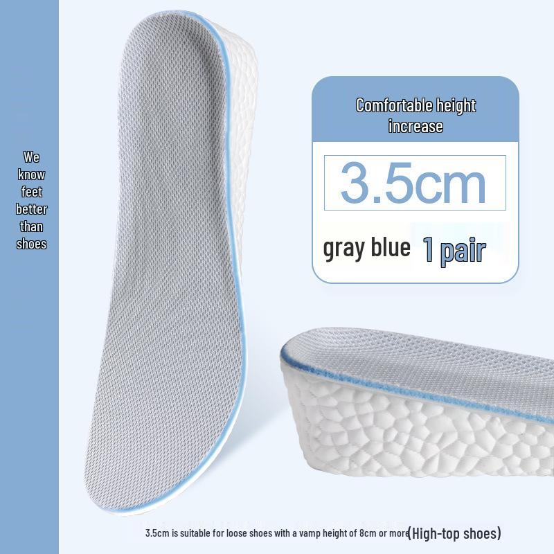 Boost Super Soft Height Increasing Air Cushion Insoles - Unisex Pressure Relief Sports Shoe Pads