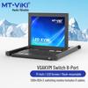 Стойкое KVM-переключение Maituo Weiju на 8 портов со светодиодным дисплеем 17 дюймов