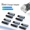 Type-C Shaver Power Adapter for Philips 4.3V/5V/8V/15V Aluminum Alloy Electric Shaver Charging Convertor Connector with LED Indicator