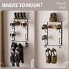 Motorcycle Helmet Holder Riding Suit Wall Mount Double Helmets Stand Wall Mount Plate Rack Display Storage Rack Moto Accessories