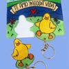 Cartoon Creative Keychain Plastic Couple Keychains Car Key Ring Duckling Keychain Couple