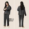 PeiYA Long Sleeve Cotton Pajamas Set with Collar and Front Loungewear Women's 100% Fold-Over Opening, Spring/Autumn