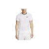 Court Advantage Solid Crew Neck Casual Short Sleeve T-Shirt Men Tops White FD5321-102