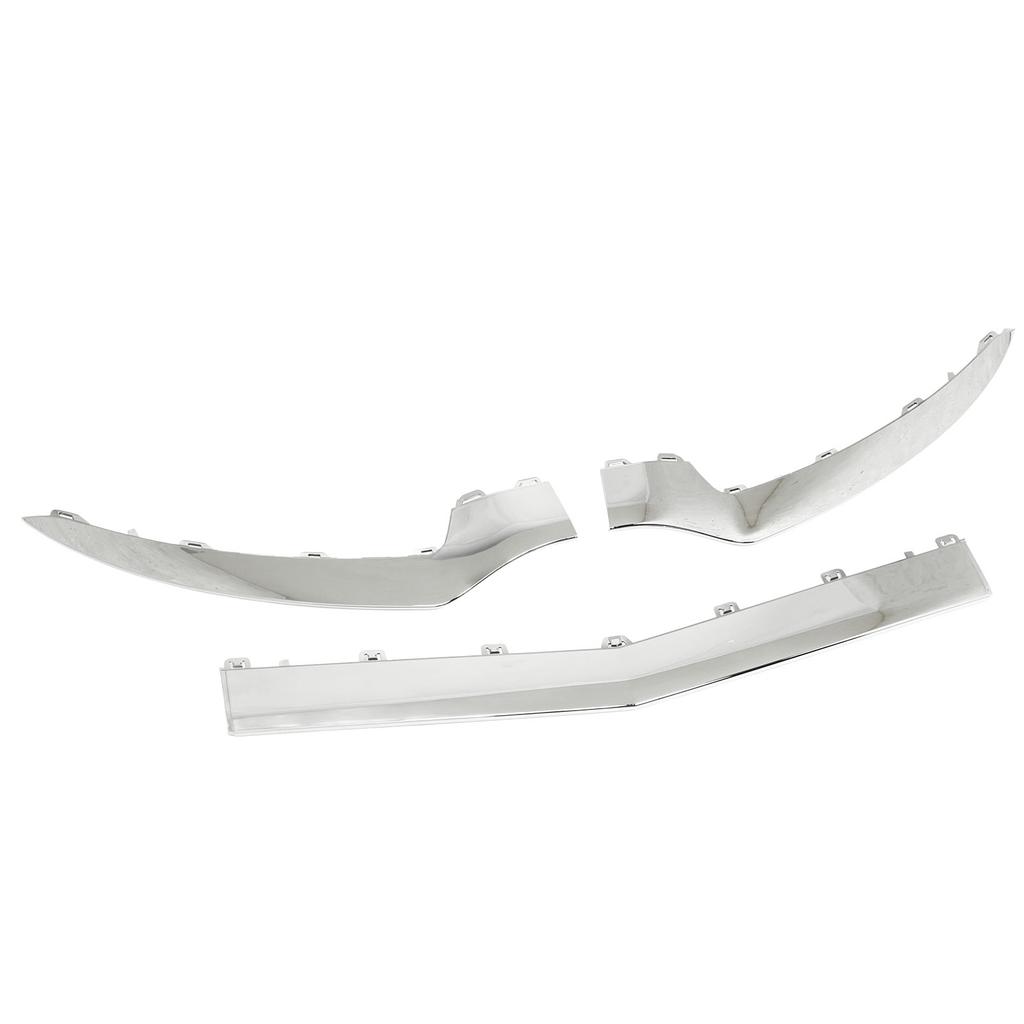 3 шт. глянцевая хромированная нижняя отделка переднего бампера для замены на Mercedes?Бенц Е?Класс C207 Купе AMG Line