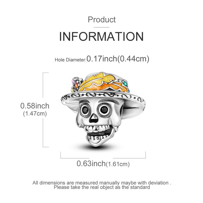 Оригинальные медные подвески-шармы на Хэллоуин: скелет, ведьма, летучая мышь, тыква, череп. Подходят для оригинального браслета-бенгла для женщин.
