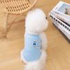 Spring and Summer Thin Puppy Dog Simple Sticker Sling Mesh Breathable Cool Vest Teddy Cat Pet Clothes