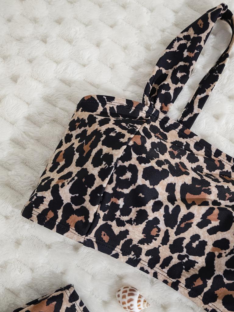 Женский купальник, маленький цветочный сексуальный бикини с открытой спиной и высокой талией, пляжная одежда, купальные костюмы