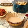 50PCS Air Fryer Disposable Paper Liner Non Stick Special Round Size Baking Papers for Cooking/Steaming Kitchen Accessories