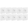 Heavy-Duty Adhesive Wall Nail Hooks | for Hanging Clothes, Hats, Keys, and More | Bathroom & Bedroom Hooks (Pack of 10)