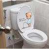 Забавные предупреждающие наклейки для туалета, мультяшная детская крышка для мочеиспускания, наклейка на дверь туалета, съемная самоклеящаяся декоративная бумага для дома