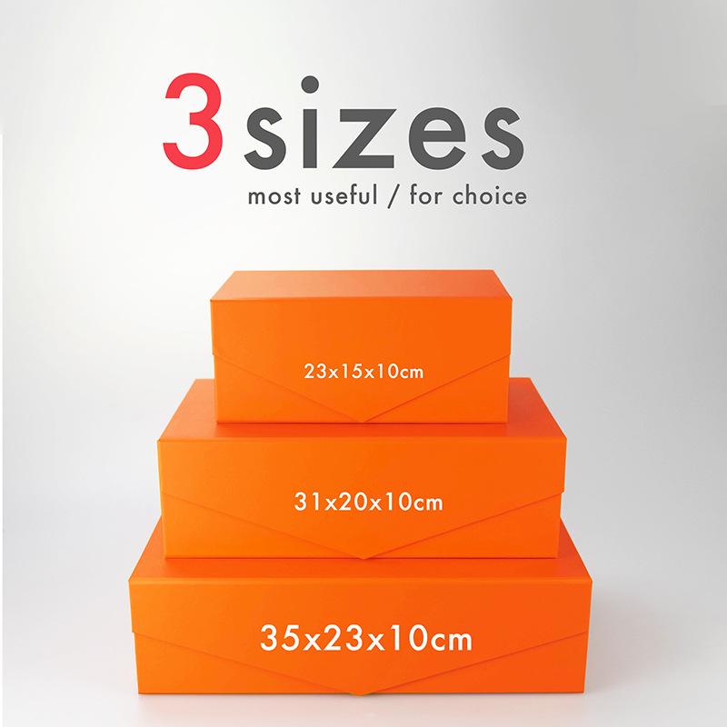 White Magnetic Clamshell Gift Box For Wedding Birthday Christmas Party Business Product Packaging