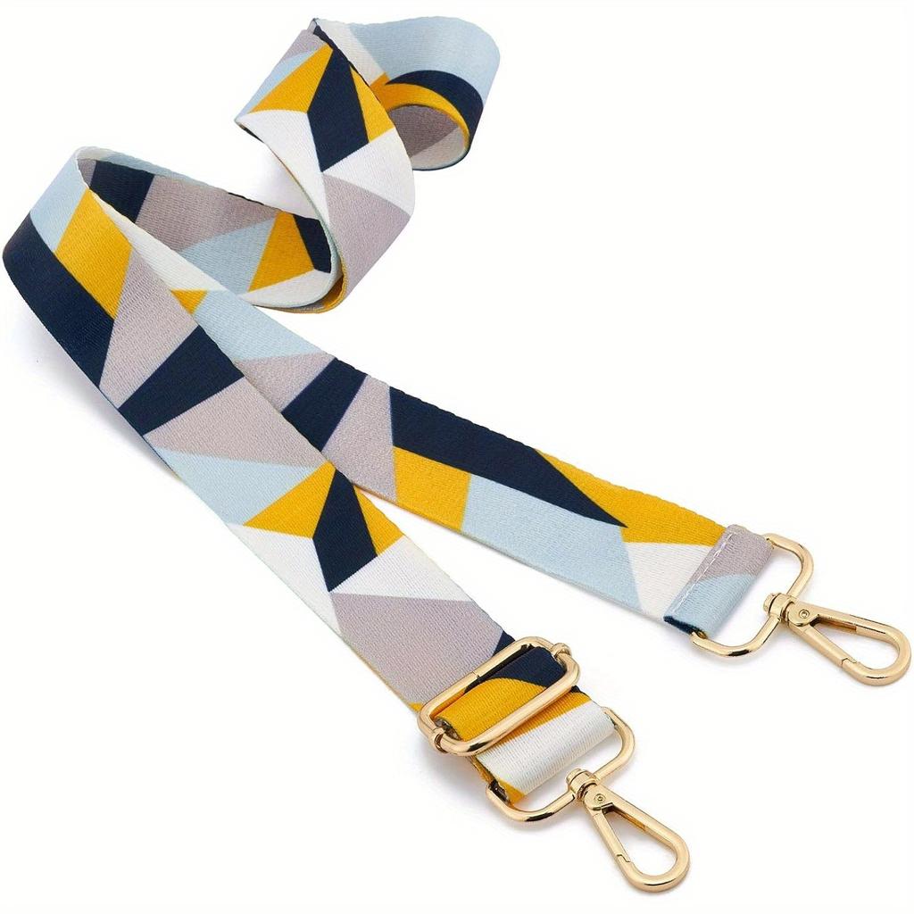 Ремень для сумки через плечо, регулируемый полосатый узор, женский ремень через плечо, сделай сам, утепленный модный нейлоновый новый ремень для сумки