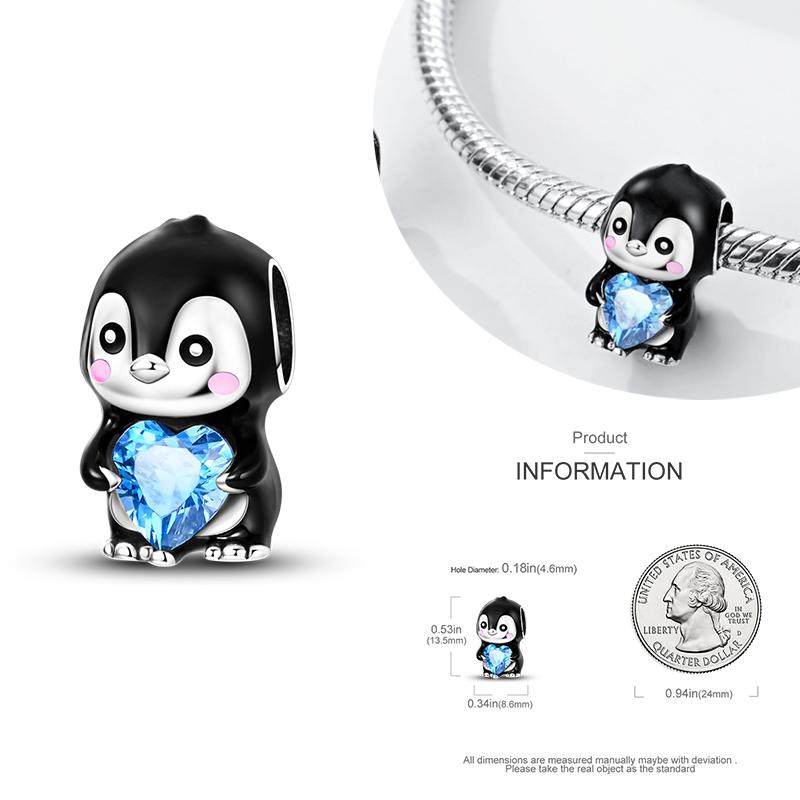 Charms Copper Beads For Women Fit Original Bracelet Animals Diy Pendants Jewelry