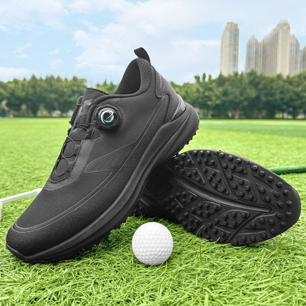 Shock Absorbing Golf Shoes Men's White Outdoor Sneakers Training Shoes Size 48 Large