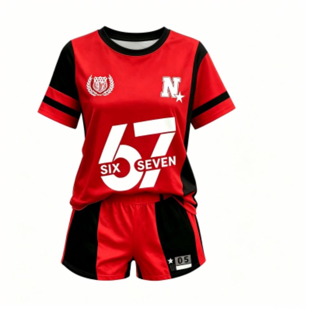 Fashion Leisure Vacation Outdoor Street Kids T-shirt and Shorts 2 Piece Set Summer Home Casual Outfit Boy and Girl's Sports Set