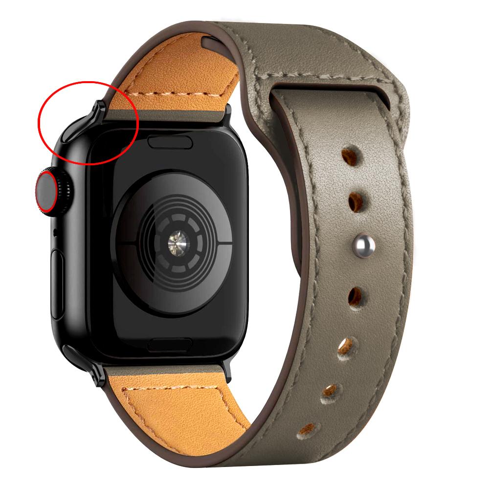 Leather strap For Apple watch band 44mm 45mm 49mm 40mm 42mm 46mm wristband correa bracelet iWatch series 8 9 10 11 SE 7 Ultra 3