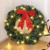 Exquisite Christmas Wreath Artificial Xmas Tree Garland Window Hanging Decor  Home Decoration