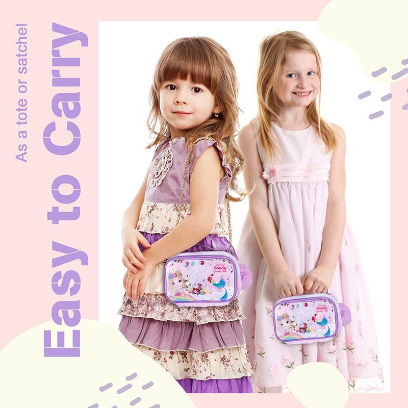 Нетоксичный набор детской косметики для детей, смываемый, безопасный, нетоксичный, игрушки для ролевых игр, для детей, Маленькая принцесса, Рождественский, Подарок на день рождения