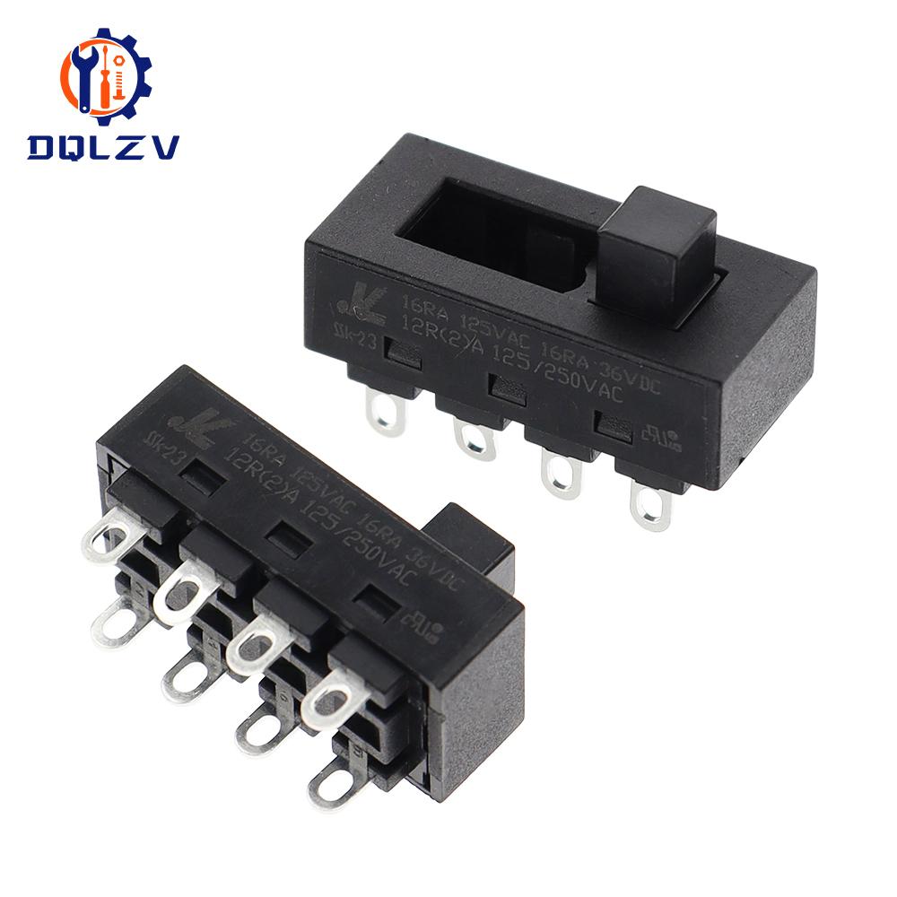 12A 250V 3 Position 8 Pin Toggle Slide Switches LQ-103H Hair Dryer Switches