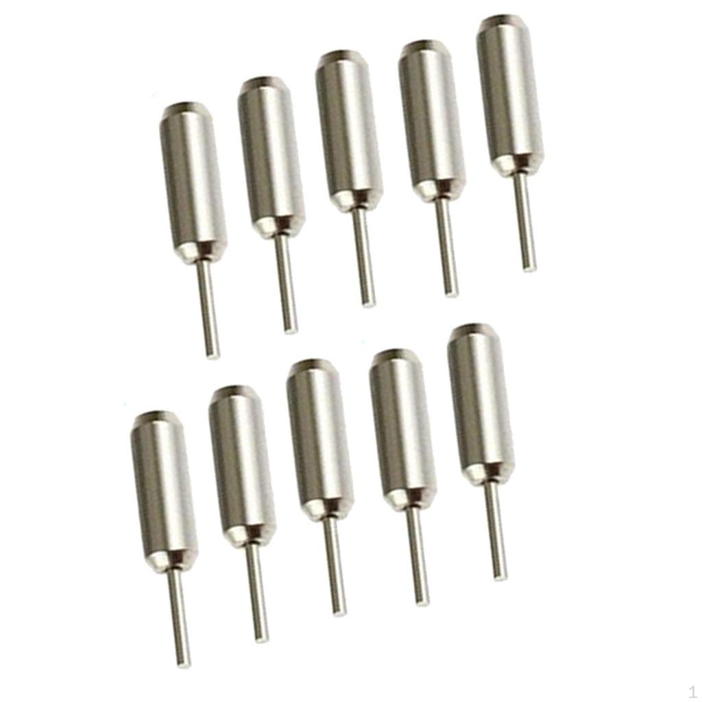 10 Pieces Watch Link Remover Pins Watchband Pin 20mm Sizing Metal Adjuster