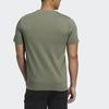 adidas Футболка Terrex Solid Color Outdoor Sports с круглым вырезом и коротким рукавом, унисекс, цвет зеленый GN9458