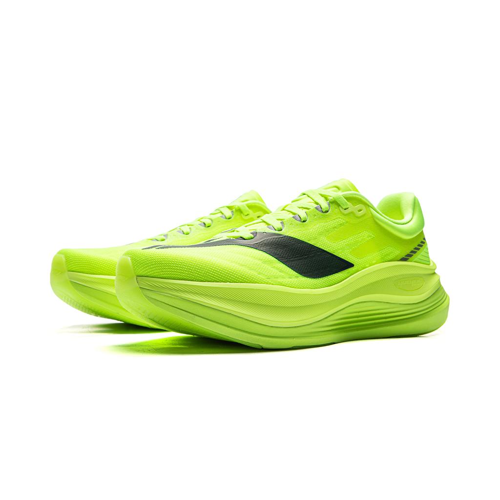 Li Ning Yue Ying 5 Pro Мягкий отскок Толстая подошва ТПУ Текстиль Низкие повседневные кроссовки для бега на длинные и короткие дистанции Мужские кроссовки ARHW031-2
