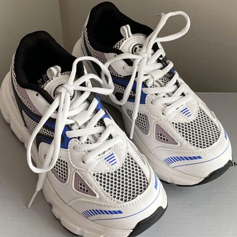 Мужские и женские кроссовки больших размеров, женская повседневная обувь, модные кроссовки на массивном каблуке, женская спортивная обувь на толстой подошве, обувь большого размера