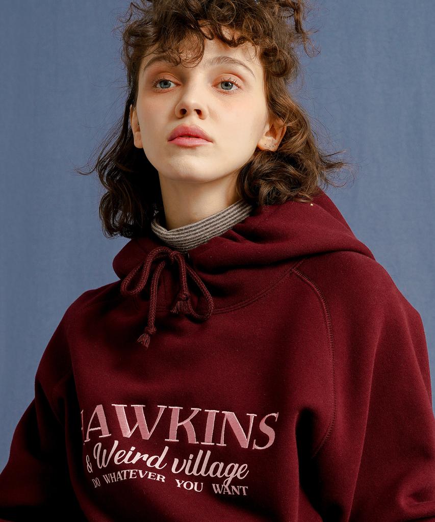 Худи Hawkins Бордовый Jihd7621