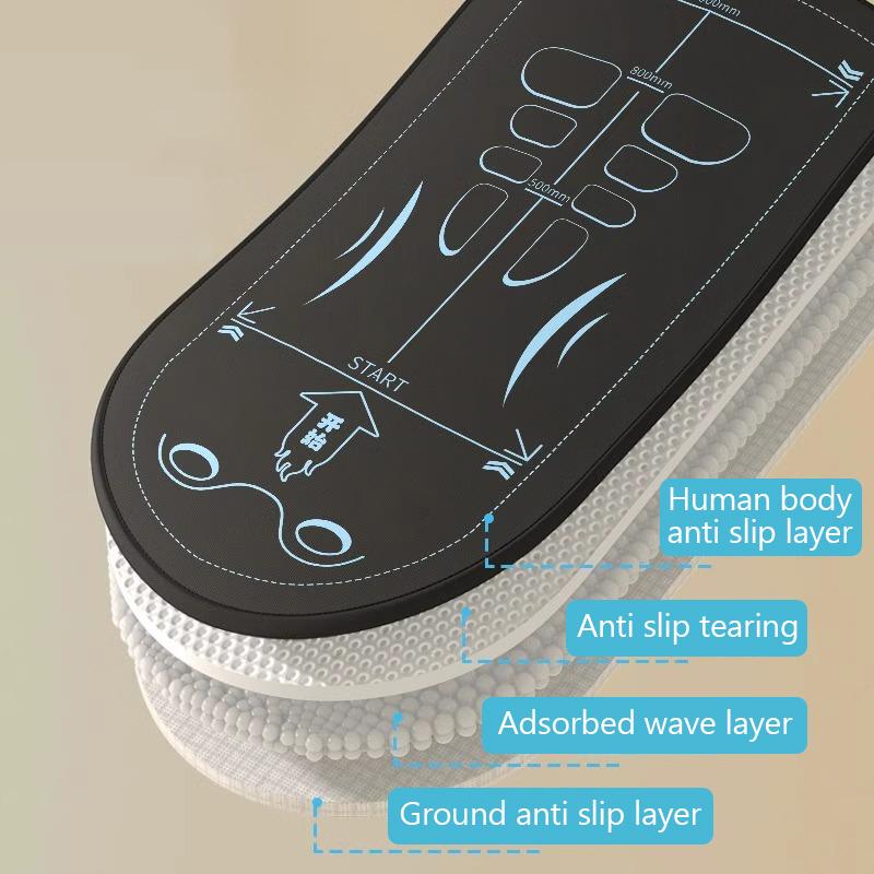 Коврик для йоги, нескользящий, амортизирующий, толстый, коврик для коленей, многоразовый, коврик для спортзала для женщин и мужчин, домашний пилатес, тренировки на полу