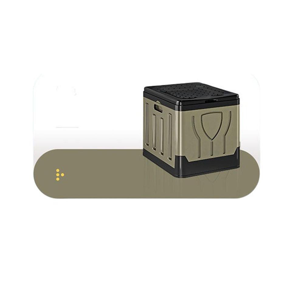 Emergency Folding Toilet Strong Bearing Capacity Camping Potty Cover Car Bedpan  Hiking