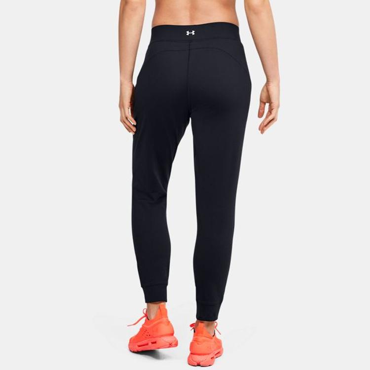 Under Armour Вязаные спортивные брюки для бега, женские брюки, черные 1355917-001