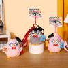 PP Cotton Mini Penguin Plushie Doll Fluffy Penguin Stuffed Toy Keychain  Kids Baby